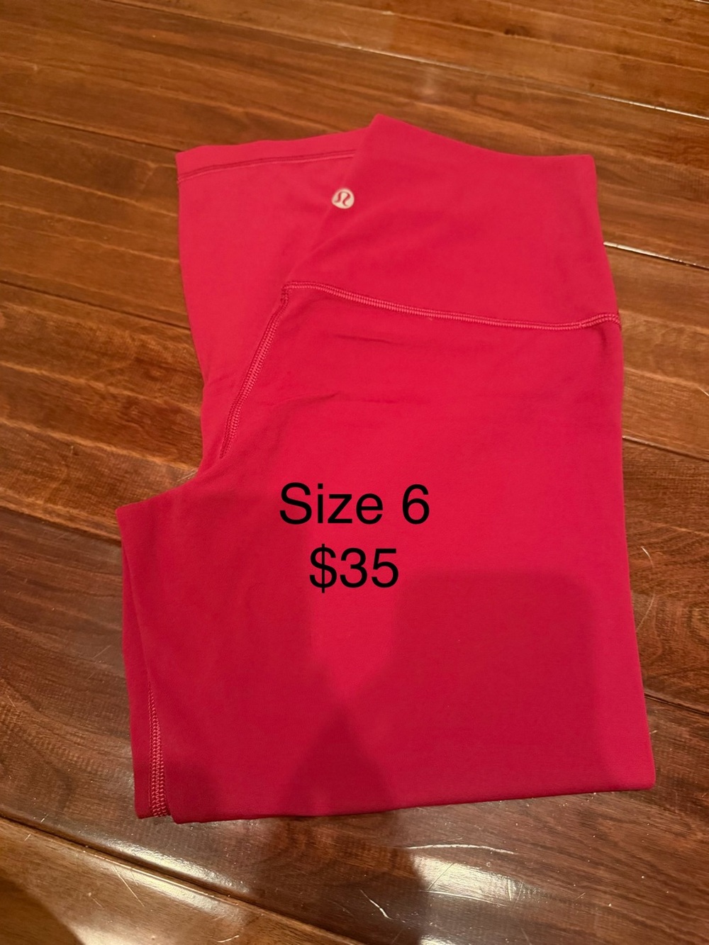 lululemon athletica Kids Bright Red Athletic Leggings